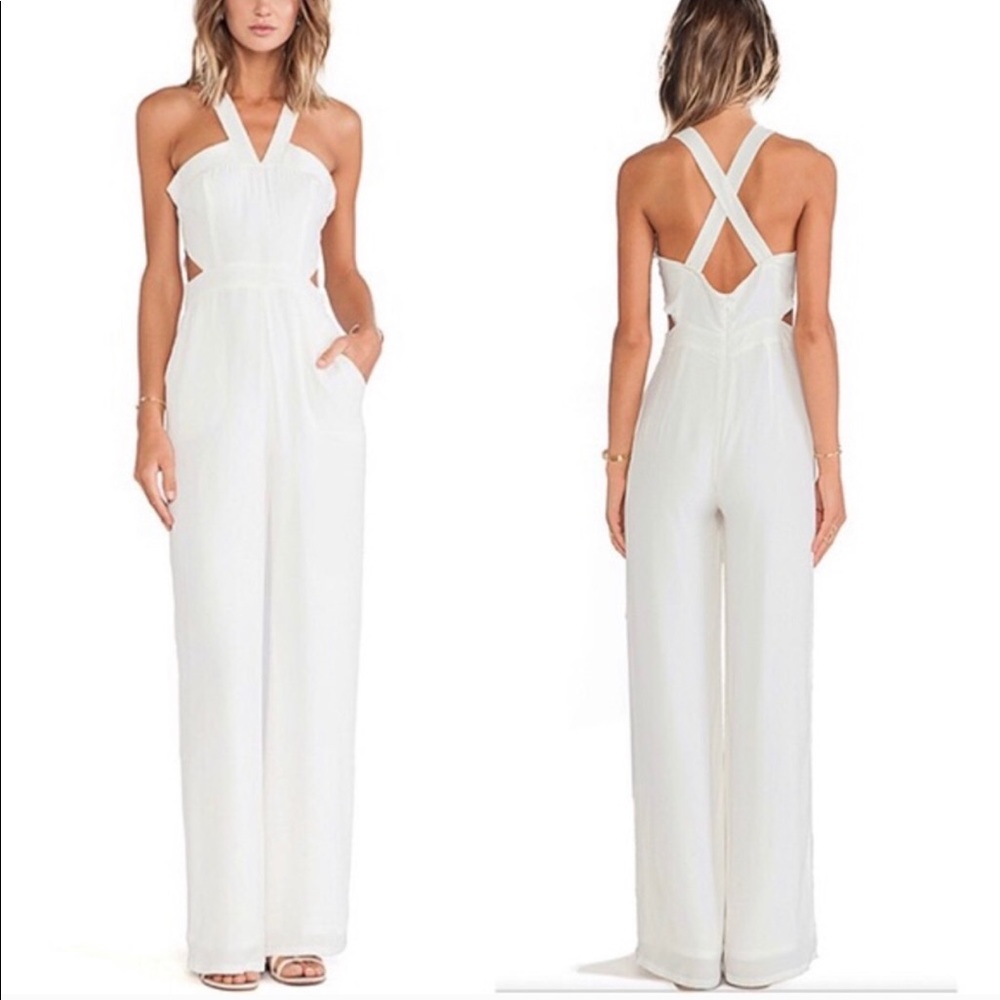 White/Ivory Jumpsuit:Romper
